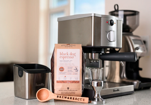 Black Dog Espresso | Medium Roast | 1lb Bag | Organic Coffee (Rescue Coffee Co.)