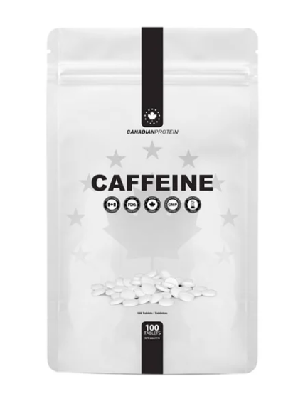 Caffeine Tablets - 100 x 200g (Canadian Protein)