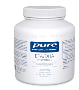 EPA/DHA essentials - 180 Softgel Capsules (Pure Encapsulations)
