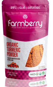 Organic Turmeric Powder - 454g/1lbs (Farmberry)