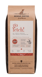 Go Fetch! | Medium-Dark Roast | 1lb Bag | Organic Coffee (Rescue Coffee Co.)