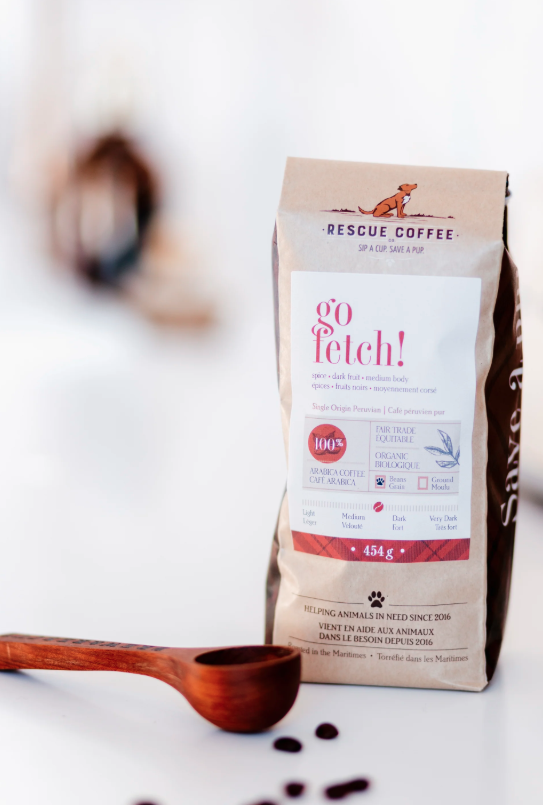Go Fetch! | Medium-Dark Roast | 1lb Bag | Organic Coffee (Rescue Coffee Co.)