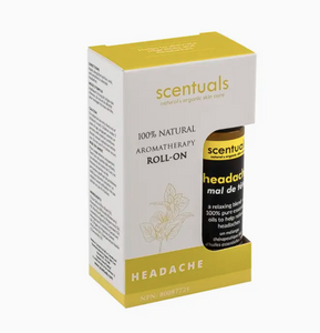 Headache Roll-On - 9ml Boxed (Scentuals)