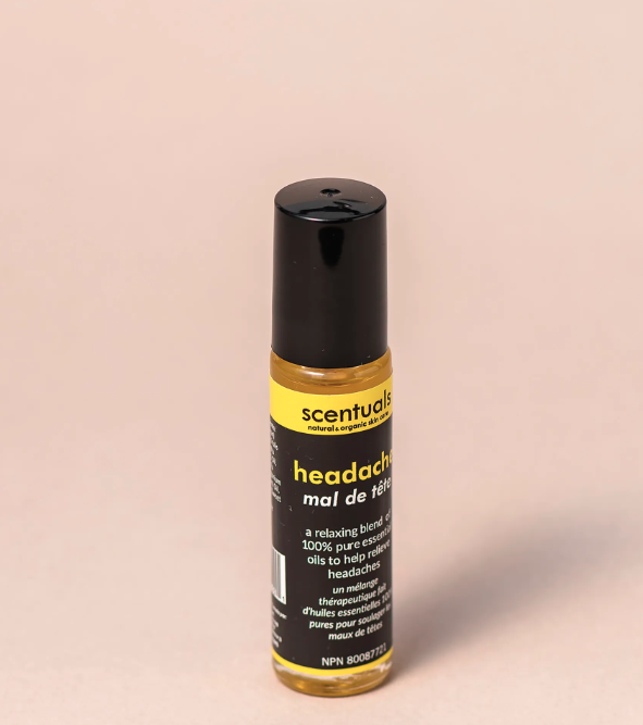 Headache Roll-On - 9ml Boxed (Scentuals)