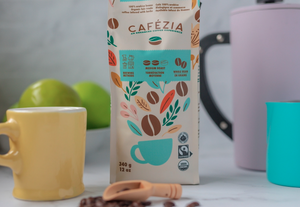 Medium Roast Organic Coffee: Whole Bean - 340g (Cafezia)
