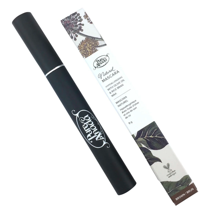 Mascara - Brown, 9g (Pure Anada)