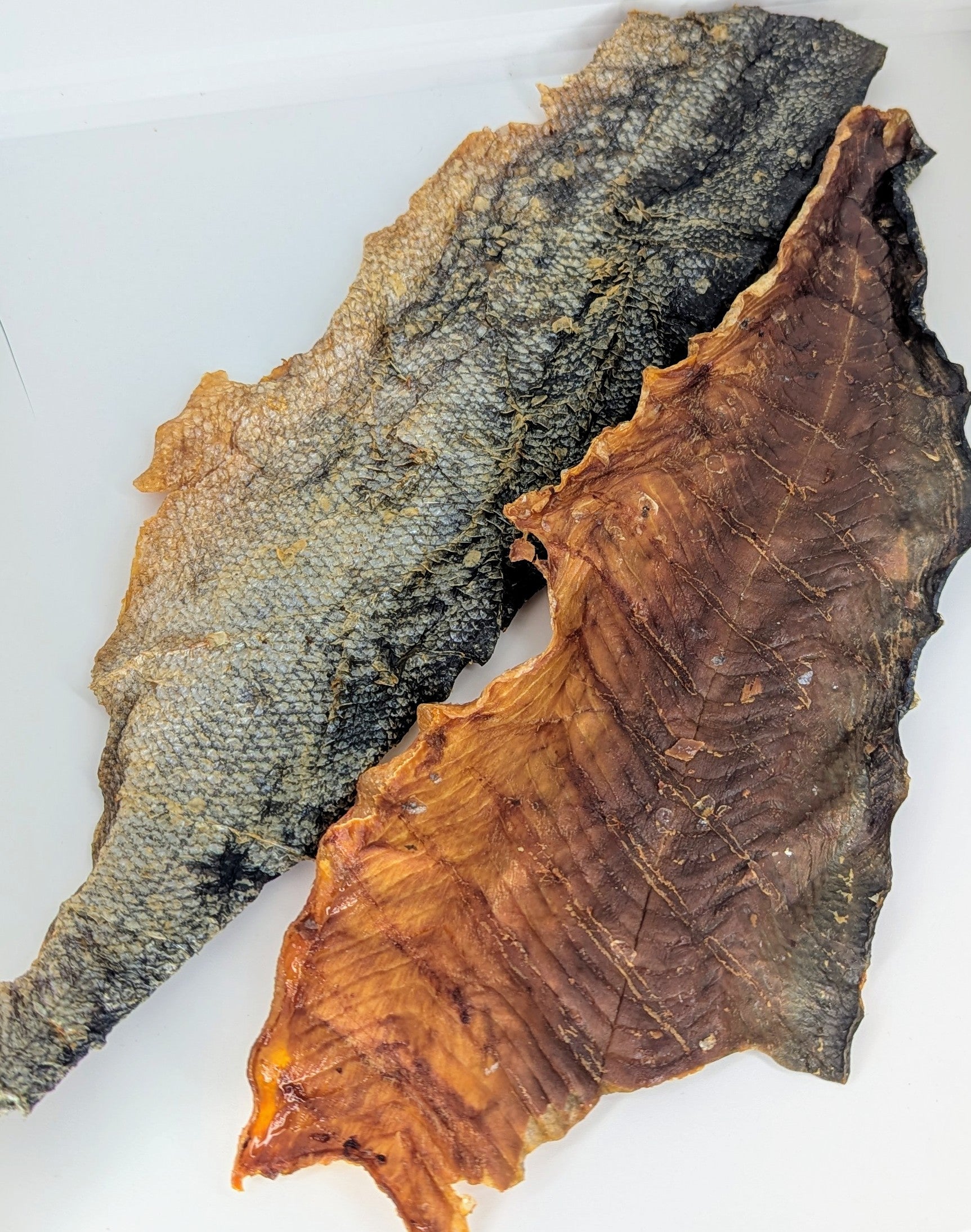 Natural Dehydrated Salmon Skin Dog Treats - 200g (Bowser's Barkuterie)
