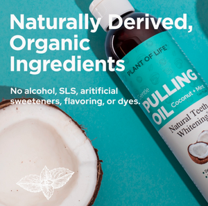 Natural Mouth Pulling Oil | Ayurvedic and Mint - 240ml (Plant of Life)