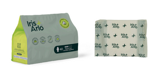 Resealable Bag of 40 Organic Daily Pads (Iris + Arlo)