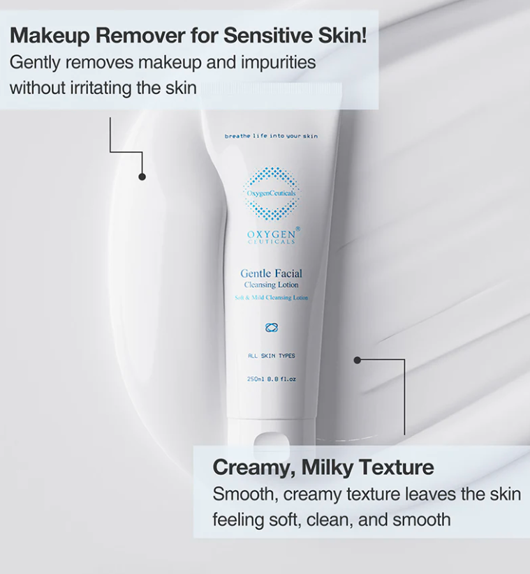 Gentle Facial Cleansing Lotion 250ml (Oxygen Ceuticals)