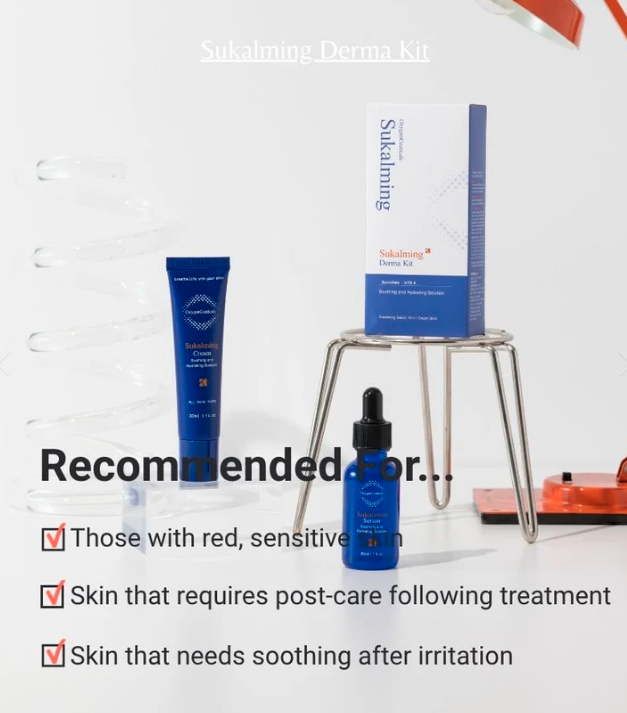 Oxygen Ceuticals Sukalming Derma Kit