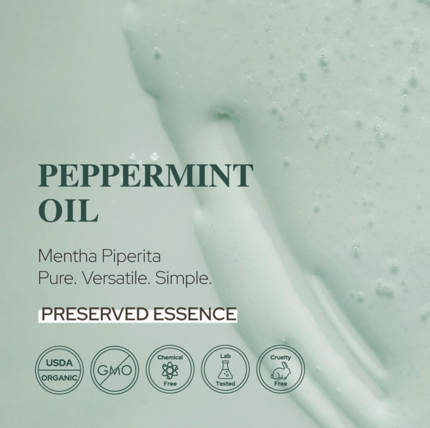 Pure Peppermint Essential Oil - Therapeutic Grade - 4oz (120ml)