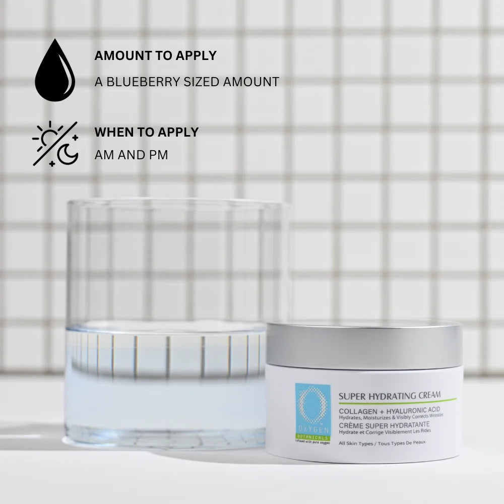 Super Hydrating Cream | Collagen + Hyaluronic Acid - 50 ml (Oxygen Botanicals)