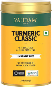 Turmeric Classic Latte Mix (Vahdam India) - 40 servings/100g