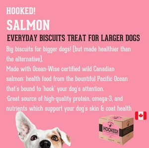 Wild Salmon Regular Dog Biscuit Treats: Teeth-Cleaning - 2lb