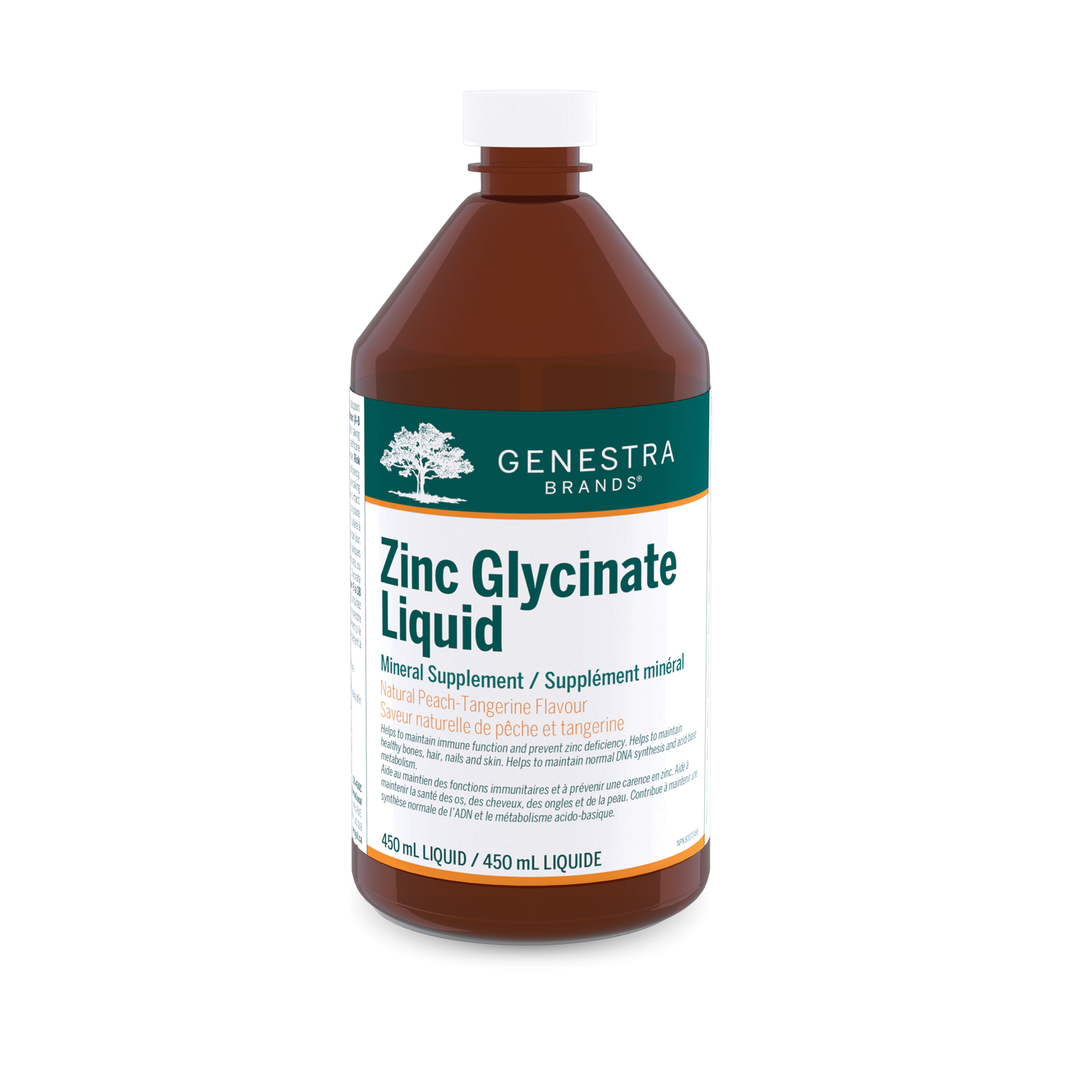 Zinc Glycinate Liquid - 450ml (Genestra)